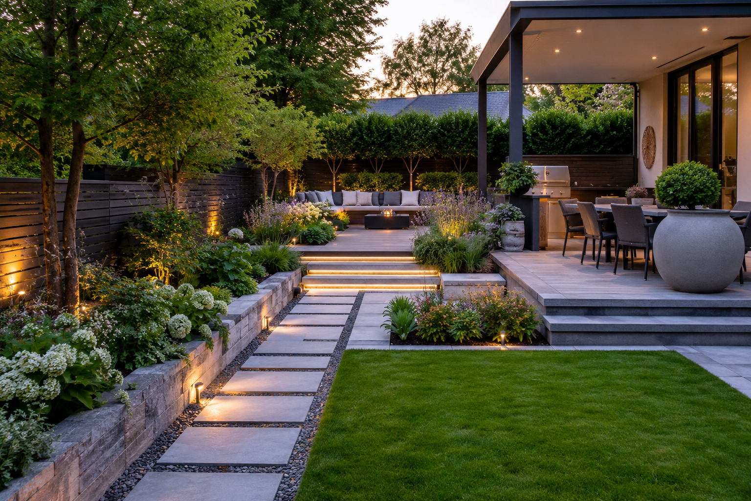 Aménagement paysager : méthode simple pour concevoir un jardin beau, pratique et durable