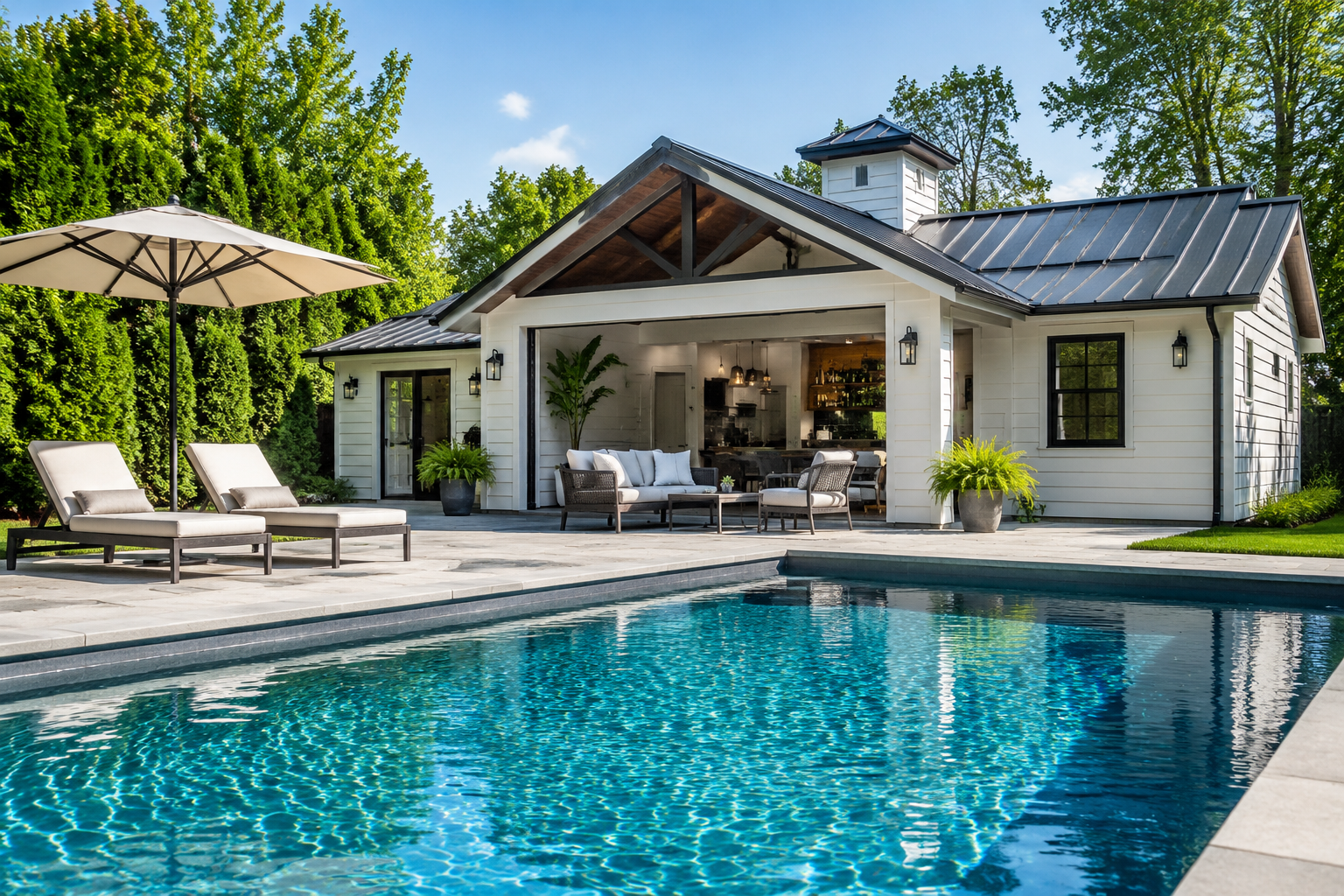 Aménager un pool house extérieur : les points essentiels pour un espace pratique et durable