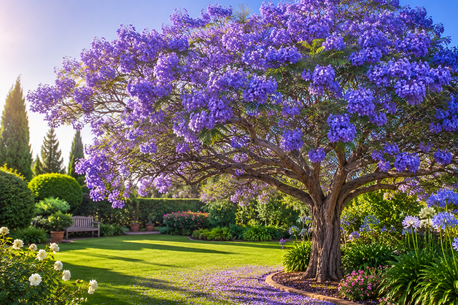 Arbre à fleurs bleues : quelles variétés choisir selon votre jardin et votre climat ?