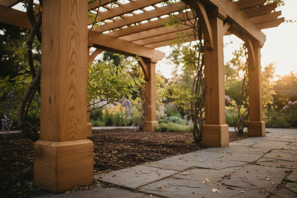 Quel bois choisir pour une pergola extérieure durable et adaptée à votre budget ?