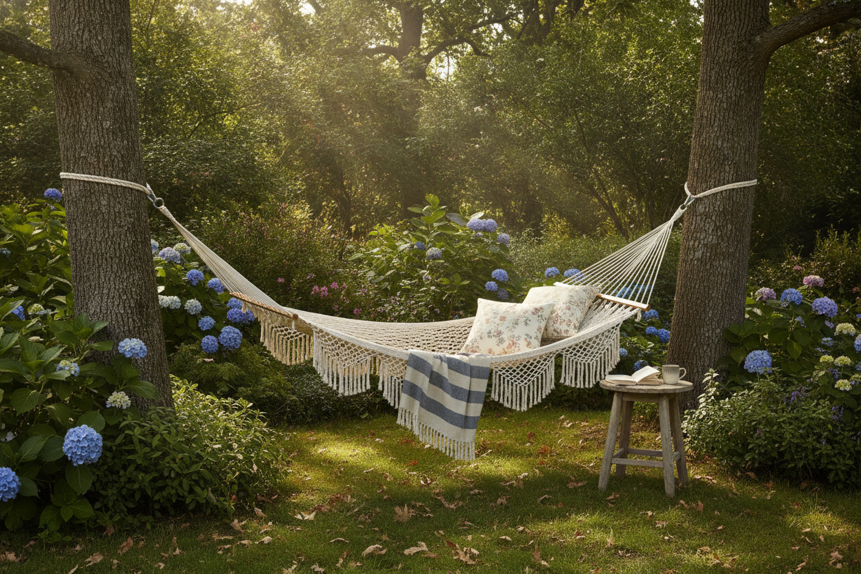 Comment installer un hamac correctement au jardin ou sur une terrasse