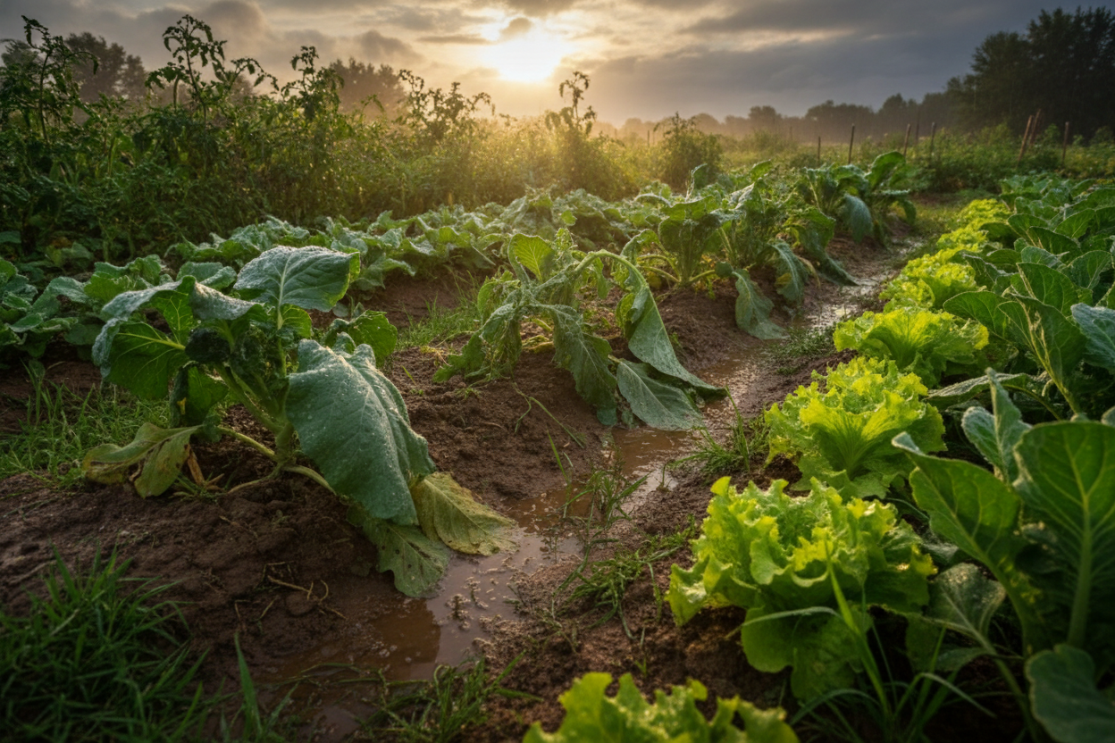 Jardin après un orage : que faire pour sauver vos plantes et remettre le sol en état