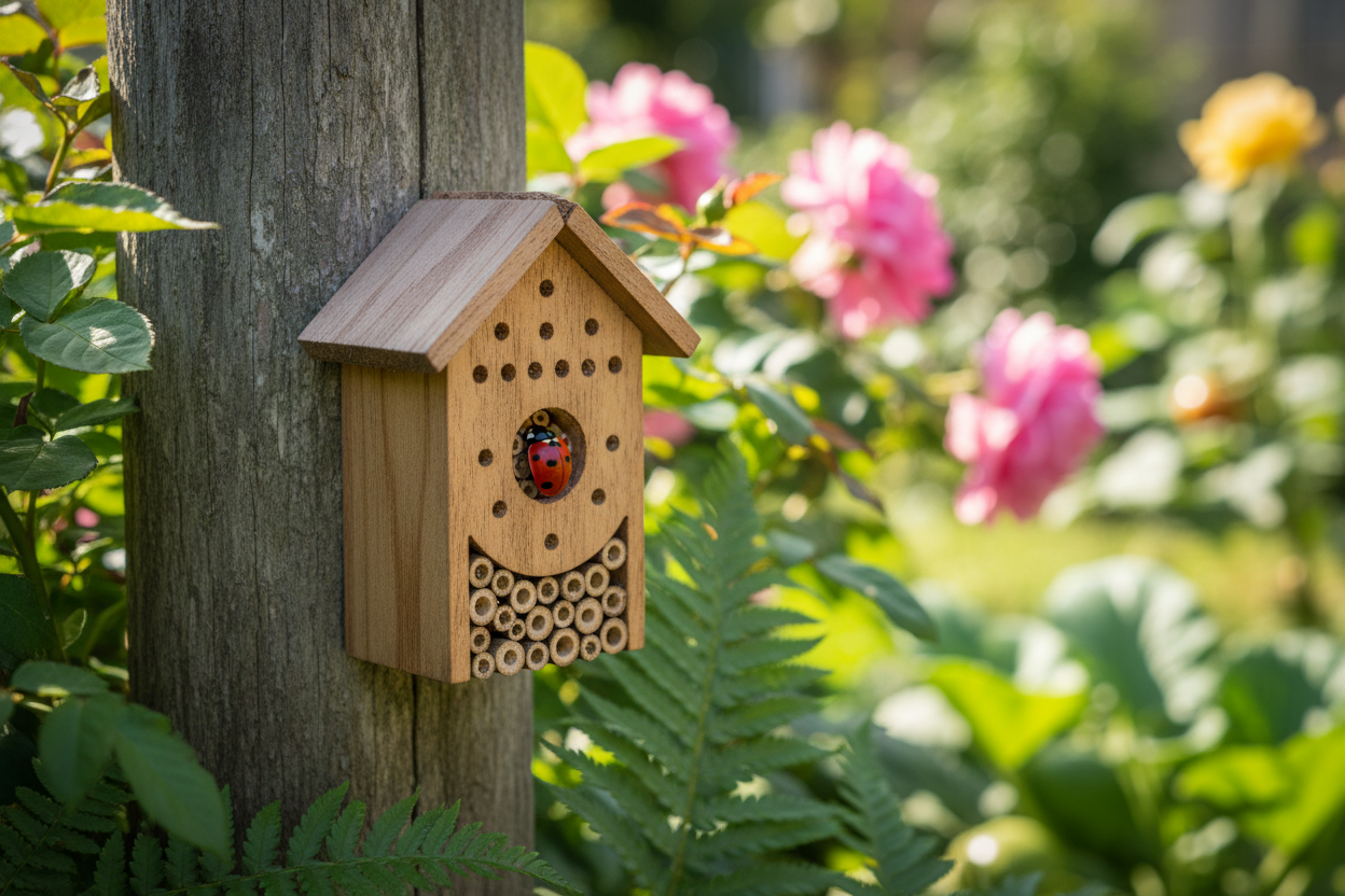 Maison à coccinelles au jardin : bien la choisir, la fabriquer et l’installer