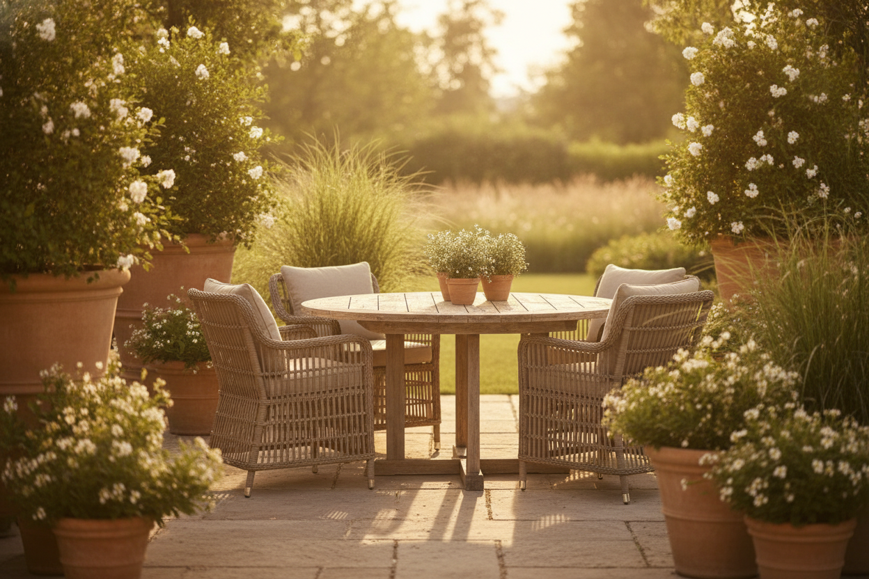 Mobilier de jardin : bien choisir pour une terrasse confortable et durable
