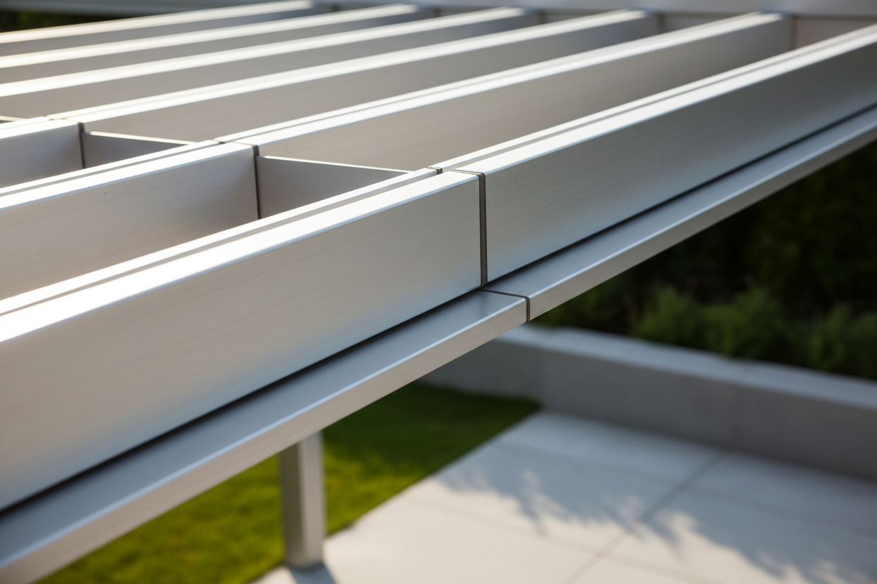 Profilés alu pour pergola : bien les choisir selon votre toiture et votre projet