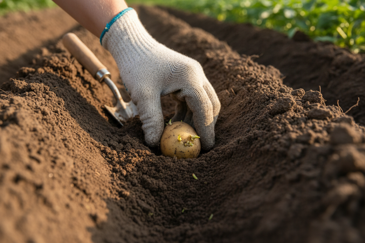 À quelle profondeur planter les pommes de terre pour bien récolter ?