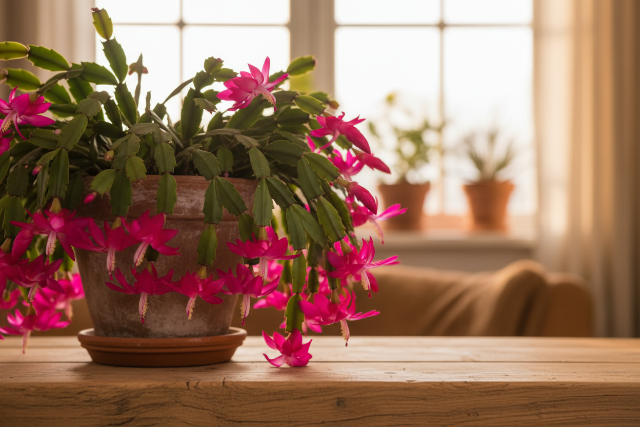 Zygocactus ou Schlumbergera : entretien, arrosage et floraison du cactus de Noël