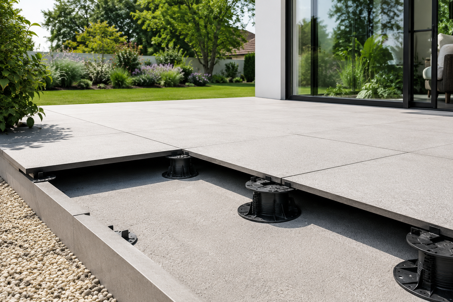 Dalles sur plots pour terrasse : le guide pratique pour bien choisir et poser