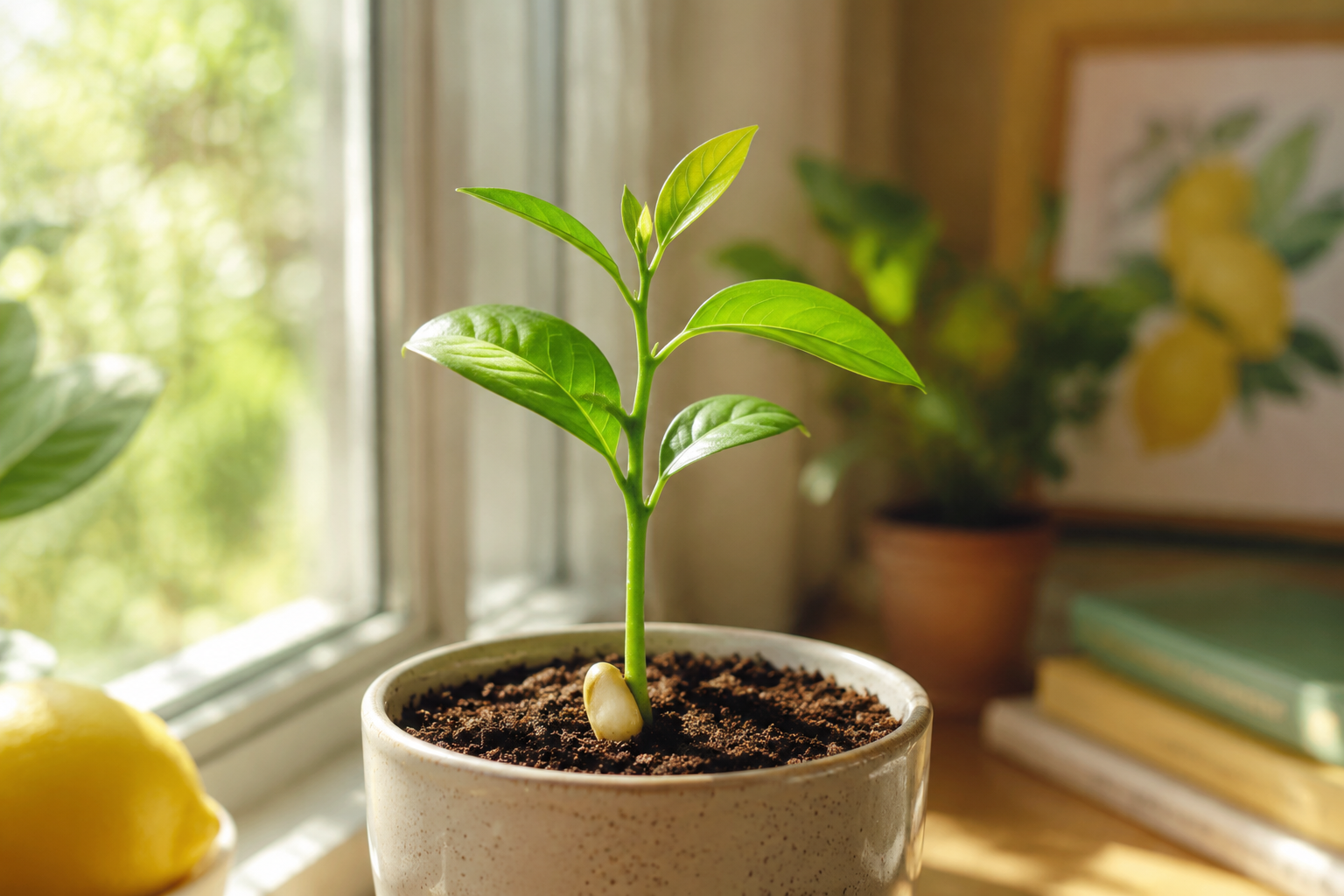 Faire germer un pépin de citron : méthode simple, délais et conseils pour réussir