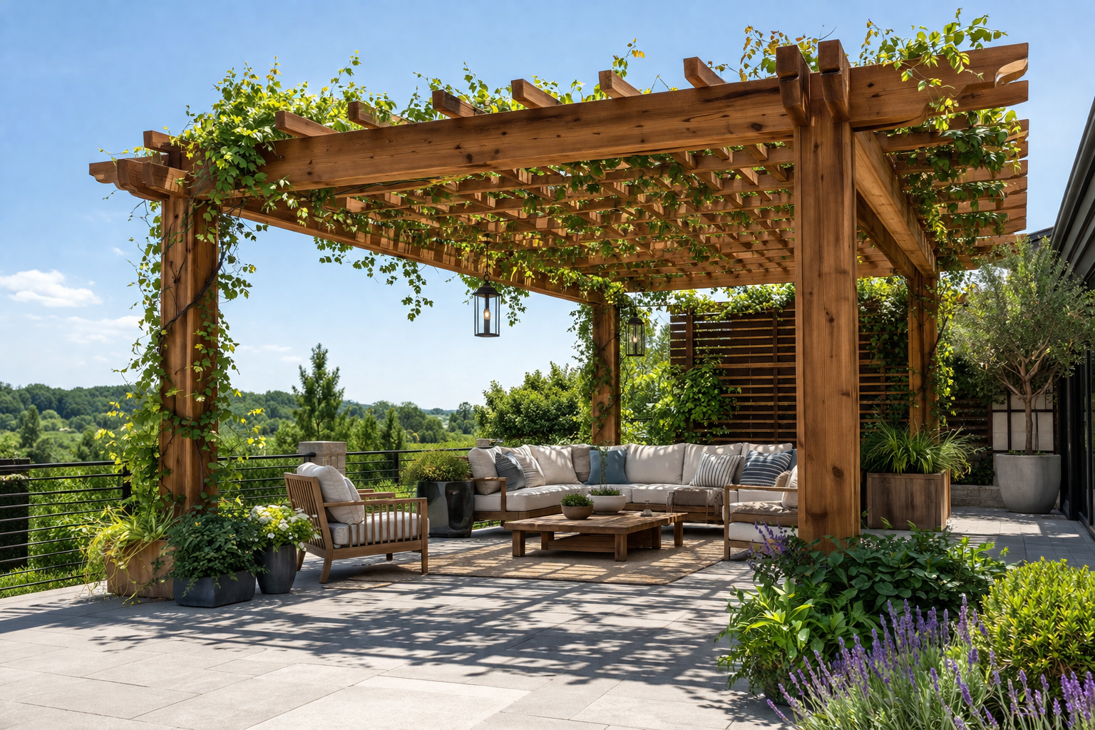 Pergola en bois pour terrasse : bien choisir le modèle, le bois et la couverture